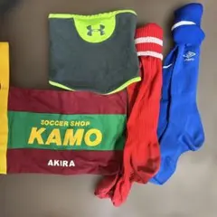 サッカー用ソックス　シューズ入れ　ネックウォーマーのサムネイル