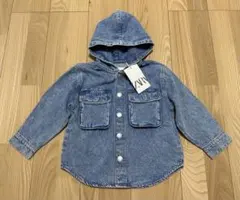 ZARA フード付きデニムジャケット 104cm