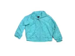 ミントグリーン柄入りナイロンジャケット