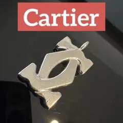 カルティエ希少！C2ロゴトップ ネックレス シルバー 美品 - メルカリ