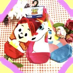 《新品タグ付》トイストーリー女児スニーカーソックス15〜20㎝3足組ディズニー