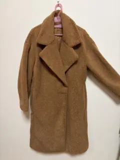 ボアロングコート