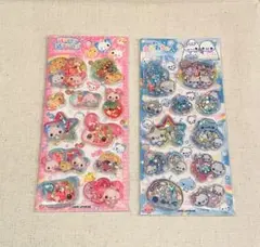 KAMIO JAPAN シールセット スパンコールパーティ　あわわちゃん　2枚