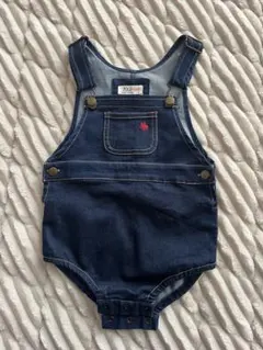 【美品】Polo Baby デニムロンパース 80サイズ