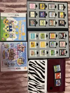3DS LL &DS LL 本体２個セット　カセット付き