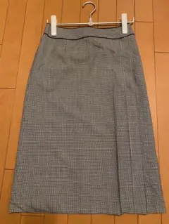 コムサ　チェックスカート　レディース