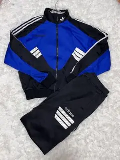 Adidasトラックジャージ　ビンテージ80s デサント製　背中ネーム有り