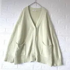 ローリーズファーム 【F】 ライトグリーン ニット カーディガン