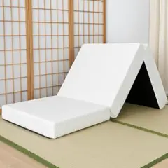 ダブルサイズ 折りたたみノンスプリングマットレス（140×195×15cm