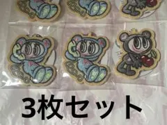 新品未使用 3枚セット ★ANGEL BLUE★ 刺繍キーホルダー①