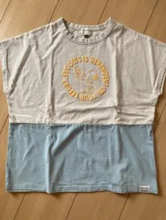 エフオーキッズ★スヌーピーバイカラーTシャツ