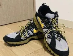 Nike スニーカー グレー/ブラック/イエロー