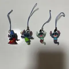 スティッチ ストラップ ジニー ティンカーベル ミッキー キーホルダー セット