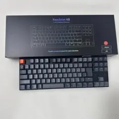 Keychron K8 JIS ブラック青軸バックライト白色