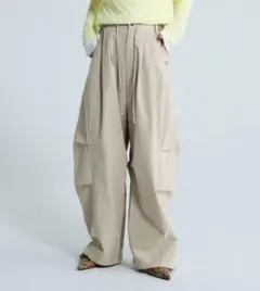 ジーナシス ミリタリータックボリュームパンツ