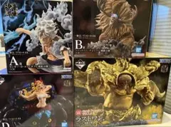 【新品未開封】フィギュア4点 一番くじ ワンピース 悪魔の実を宿す者達 魂豪示像