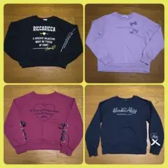 130cm 140cm トレーナー カットソー メゾピアノ ラブトキシック