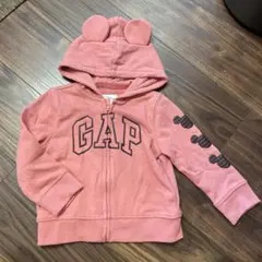 GAP ミッキーマウス パーカー 18-24ヶ月 ピンク