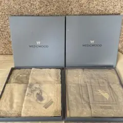 WEDGWOOD 刺繍ハンカチ 2枚セット