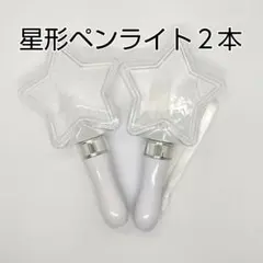 星型コンサートライト2個、ペンライト]