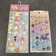 サンリオキャラクターズ　うるちゅるポップシール　ずかんシール　2点セット