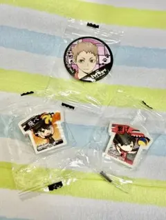 ハイキュー 缶バッジ 消しゴム セット くら寿司