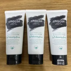 chacolチャコル炭×酵素×泥Ｗクレンジング洗顔フォーム130g×3個セットのサムネイル