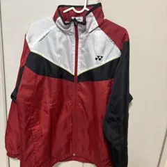 ヨネックス ウォームアップジャケット 赤黒白