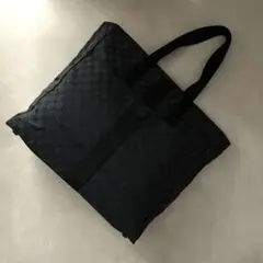 グッチ GUCCI キャンバス レザー トートバッグ GG 大容量 ブラック