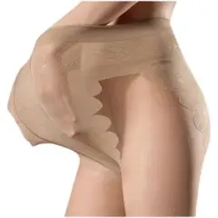 【新品未開封】蝶の模様が入った薄手のパンティストッキング　3点セット