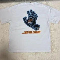 SANTA CRUZ スクリーミングハンドTシャツホワイトバックプリントスケートのサムネイル
