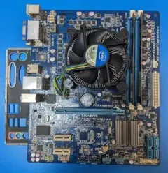 【動作確認済/Sandy】H61マザーボード/メモリ/CPU/クーラーセット