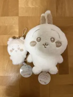ちいかわ ぬいぱれっと ミルクいろ　うさぎ、古本屋　2体セット
