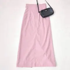 マーキュリーデュオ◇タイトロングスカート バックスリット スナ系 ワンホン S