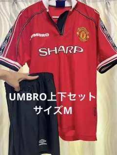【美品/保存品】UMBRO（アンブロ）ラガーシャツとパンツのセット