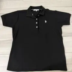 U.S. POLO ASSN. ポロシャツ ブラック L