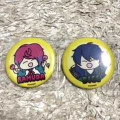 ヒプマイ ドンキ 缶バッジ 乱数 幻太郎 帝統 - メルカリ