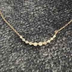 ヴァンドーム青山　ダイヤ　ネックレス　K10