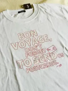 【新品タグ付】最終価格　マーブルシュッド　ボンボヤージュ Tシャツ　白半袖のサムネイル