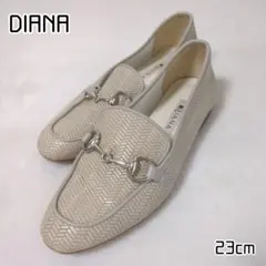 DIANA 23cm ビットローファー レザー ベージュのサムネイル