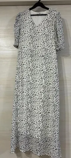 グレイル♡ダルメシアン柄半袖ロングワンピース