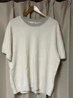 BANANA REPUBLIC リブニット 半袖セーター　XL