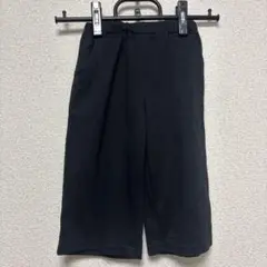 ブラック　ハーフパンツ ウエストゴム ポケット付き　130 ボーイズ　シンプル