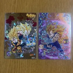 ドラゴンボールヒーローズ ベジータ&孫悟天 2枚セットのサムネイル