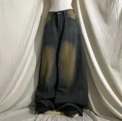 2000s archive vintage エイジング加工 バギー デニム