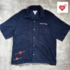 human made pile shirt navy XXLのサムネイル