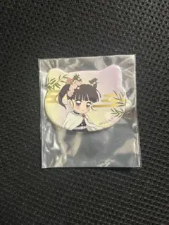 【外袋付き】 鬼滅の刃 栗花落カナヲ 特別任務賞 ねこ型缶バッジ ナンジャタウン