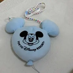 【Disney】ミッキー　風船ショルダーバック　ブルー ディズニーランド