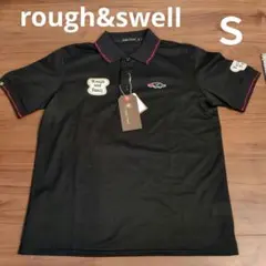 【新品未使用】ROUGH AND SWELL／ラフアンドスウェル　ポロシャツ黒色 GO/LOOK!（ゴルック） | rough & swell HORIZON POLO ブラック