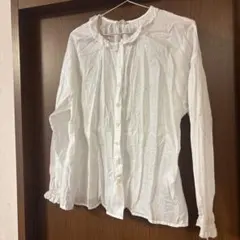 サマンサモスモス　レース長袖ブラウス